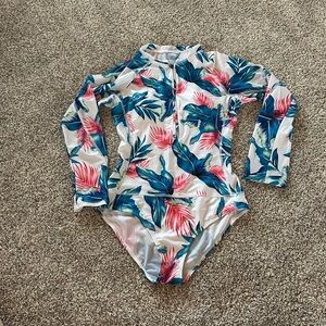 Tropical Floral one piece Swimwear